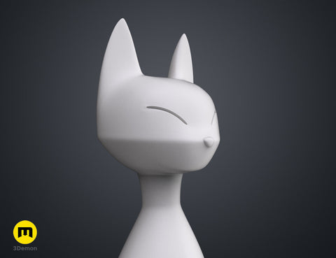 Amity's Cat Ghost Palisman Staff - The Owl House