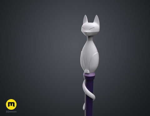 Amity's Cat Ghost Palisman Staff - The Owl House