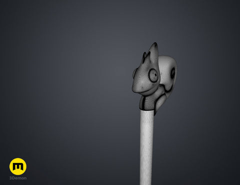 Gus's Chameleon Palisman Staff - The Owl House