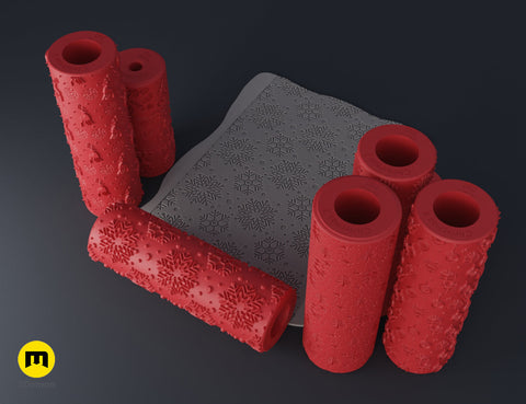 Christmas Texture Rollers