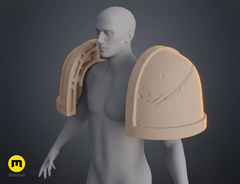 Shoulder Pauldrons - Space Marine