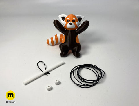 Climbing Red Panda Toy