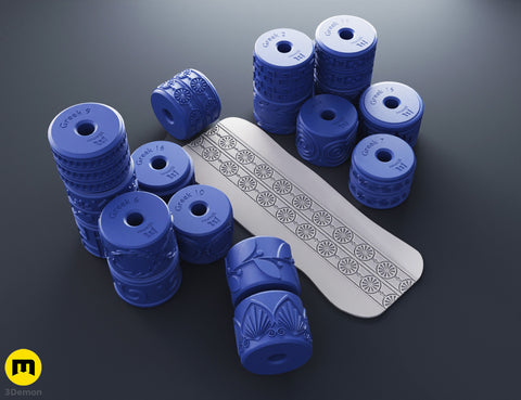 Texture Rollers – Greek Patterns
