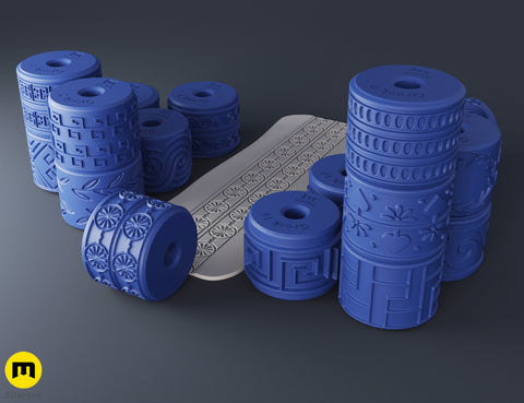 Texture Rollers – Greek Patterns
