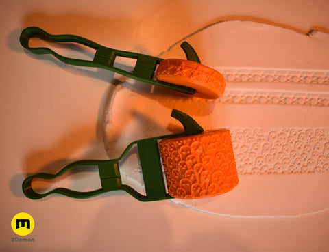 Pumpkin Handles for Texture Rollers and Stamp Wheels