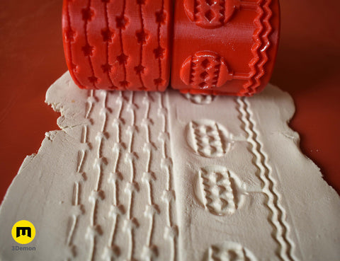 Christmas Texture Rollers