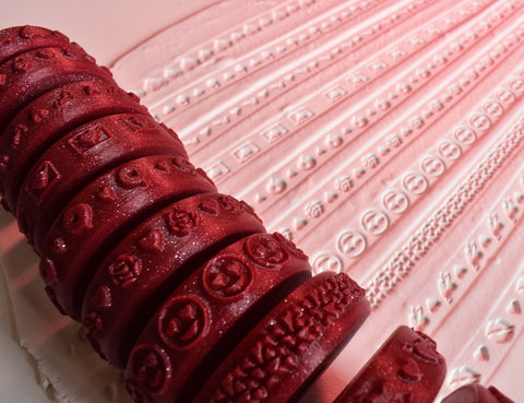 Stamp wheels for Clay - Love Letter