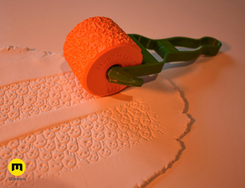 Pumpkin Handles for Texture Rollers and Stamp Wheels