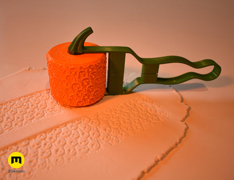 Pumpkin Handles for Texture Rollers and Stamp Wheels