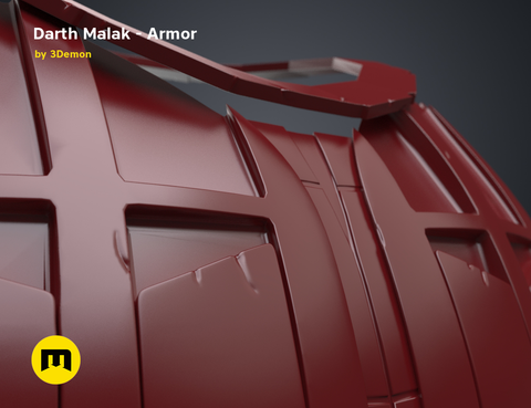 Darth Malak - Armor and Lightsaber Set