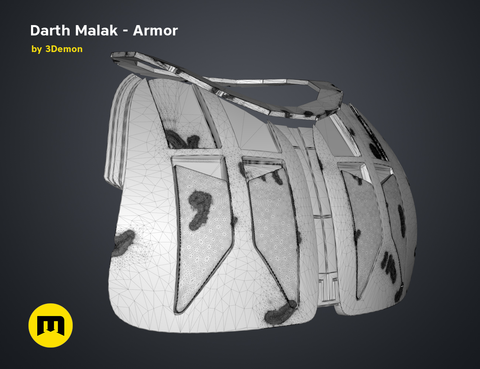 Darth Malak - Armor and Lightsaber Set