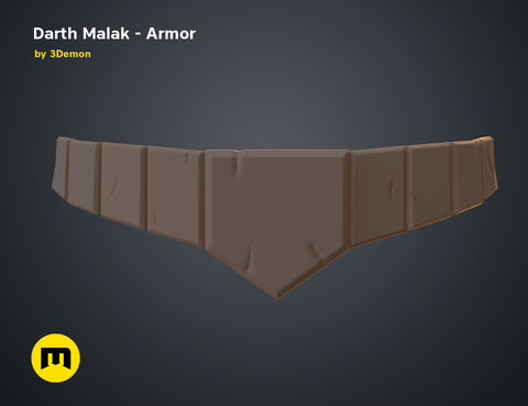 Darth Malak - Armor and Lightsaber Set