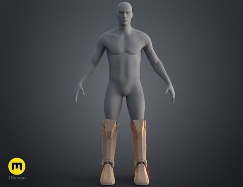 Darth Maul Shin and Leg Armor - Clone Wars
