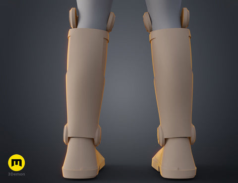 Darth Maul Shin and Leg Armor - Clone Wars