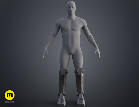 Darth Maul Shin and Leg Armor - Clone Wars