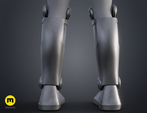 Darth Maul Shin and Leg Armor - Clone Wars