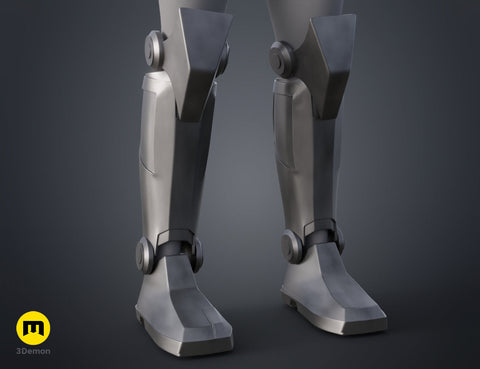 Darth Maul Shin and Leg Armor - Clone Wars