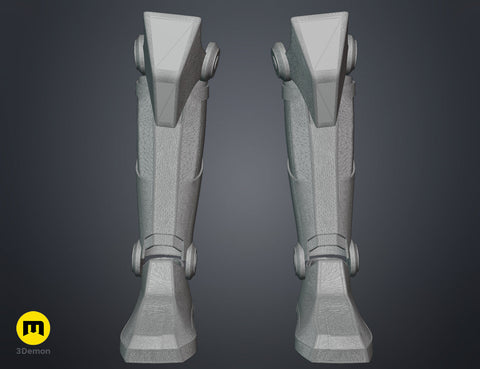 Darth Maul Shin and Leg Armor - Clone Wars