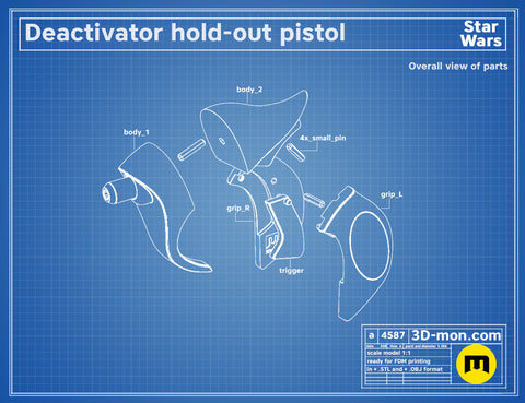 Deactivator Hold-Out Pistol (Satine Kryze)