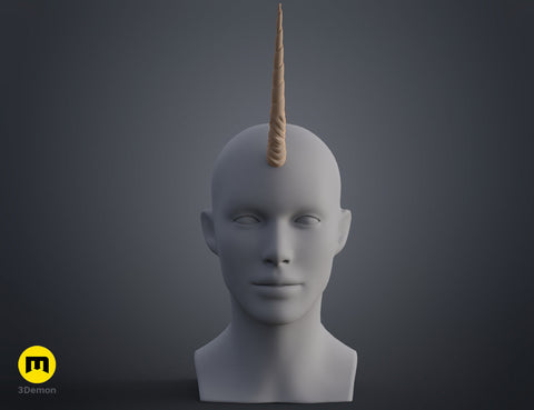 Decorated Unicorn horn