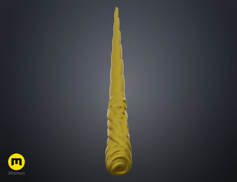 Decorated Unicorn horn