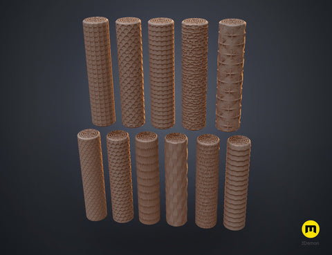 DnD terrain rollers - Roofs and Coverings