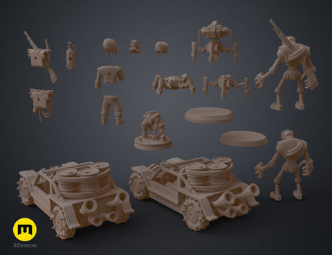 Magnetic DnD - Postapocalyptic Pack