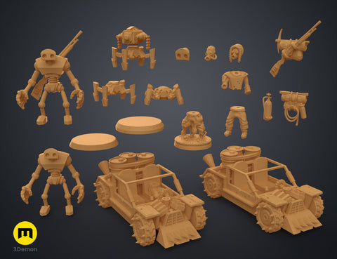 Magnetic DnD - Postapocalyptic Pack