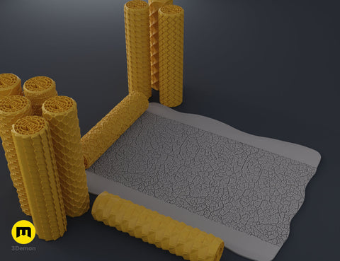 DnD Texture Rollers – Scales and armor
