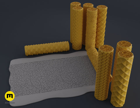 DnD Texture Rollers – Scales and armor
