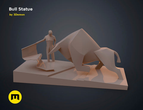 Bull Statue - Dune