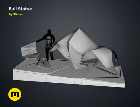 Bull Statue - Dune