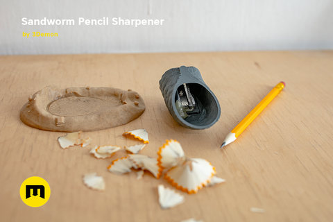 Sandworm Pencil Sharpener - Dune