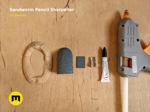 Sandworm Pencil Sharpener - Dune