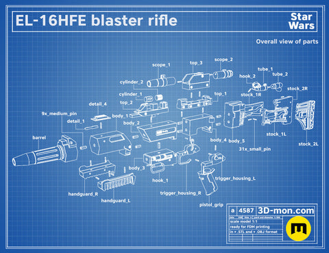 EL-16HFE Blaster Rifle