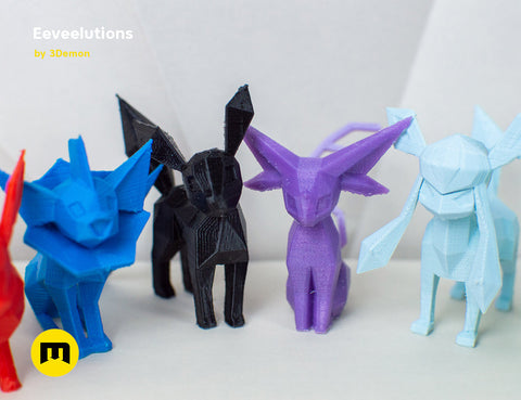 Eeveelutions Low Poly