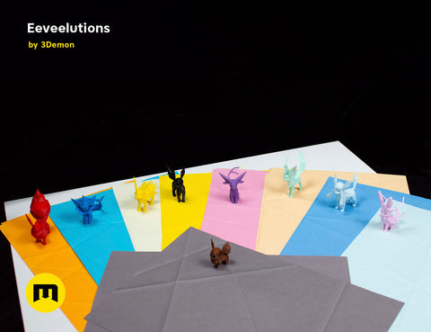 Eeveelutions Low Poly
