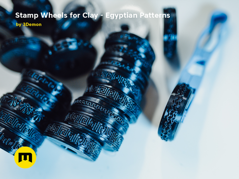 Stamp Wheels for Clay - Egyptian Patterns