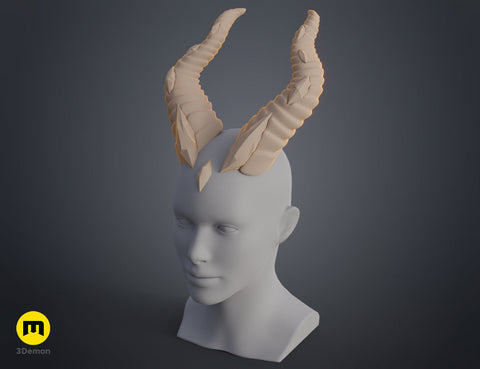 Embedded Gemstone Horns