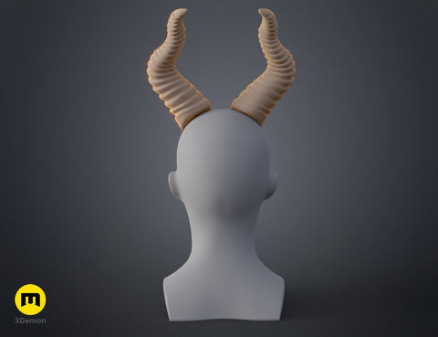 Embedded Gemstone Horns