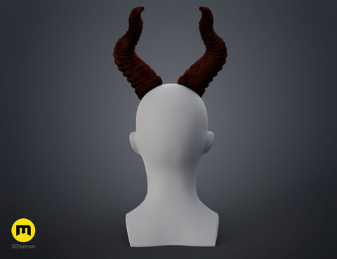 Embedded Gemstone Horns
