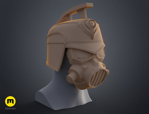 Enforcer mask and helmet - Arcane
