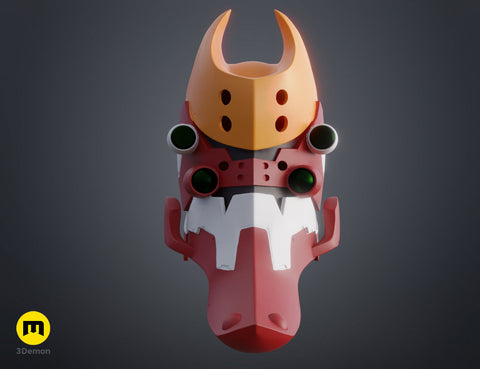 Eva 02 Helmet - Neon Genesis Evangelion