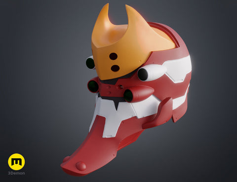 Eva 02 Helmet - Neon Genesis Evangelion