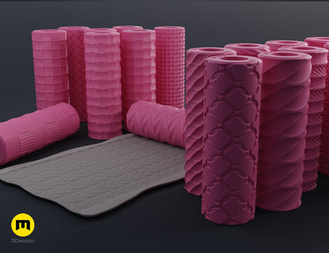 Texture Rollers - Fabrics and chainmail