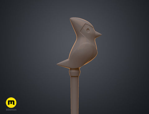 Hunter's Flapjack Palisman Staff - The Owl House