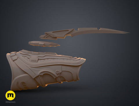 Fugitive Predator Gauntlet and Blades