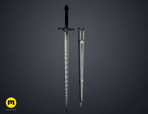 Galadriel's Sword & Scabbard - Rings of Power