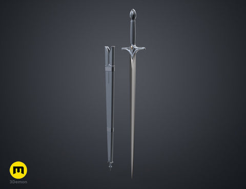 Galadriel's Sword & Scabbard - Rings of Power