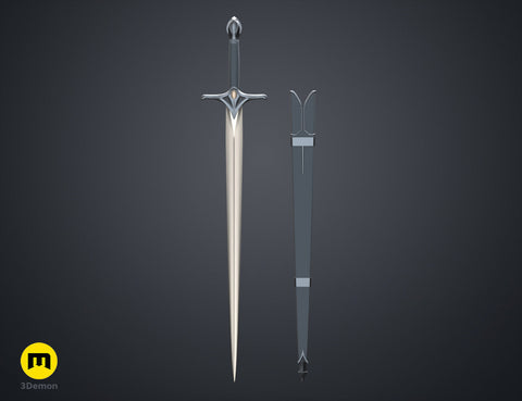 Galadriel's Sword & Scabbard - Rings of Power
